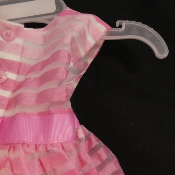 CHILDREN'S PLACE | 0-3 months | Charming Pink Striped Baby Girls Dress | NWT - Picture 12 of 16